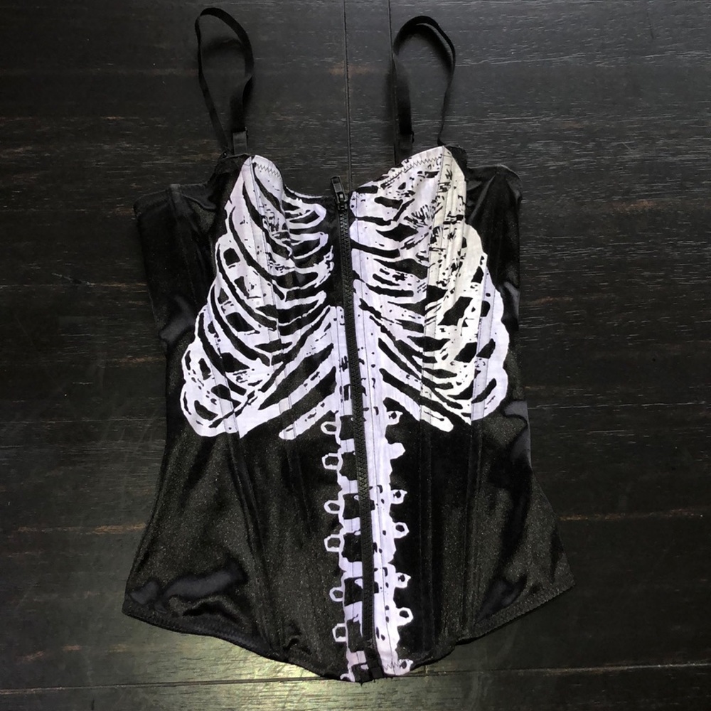 Skeleton corset